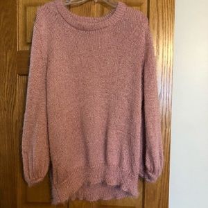 TARGET light pink sweater